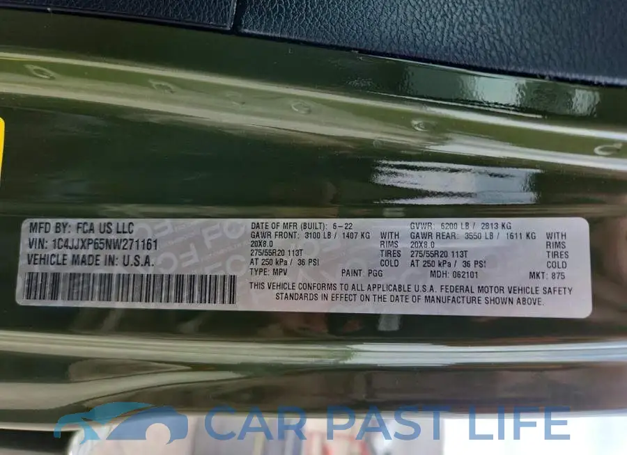 1C4JJXP65NW271161# 13