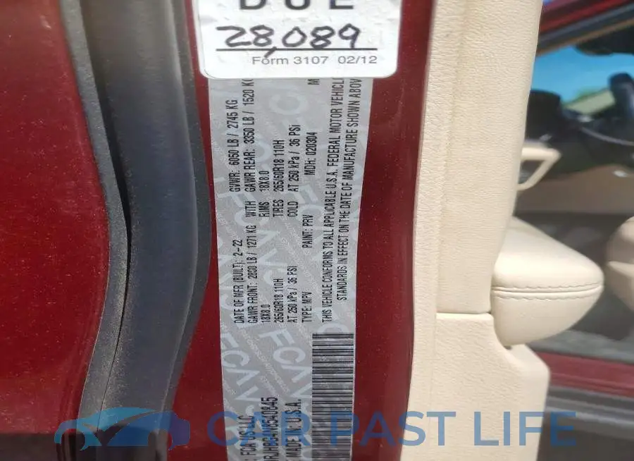 1C4RJHBG4N8540845# 12