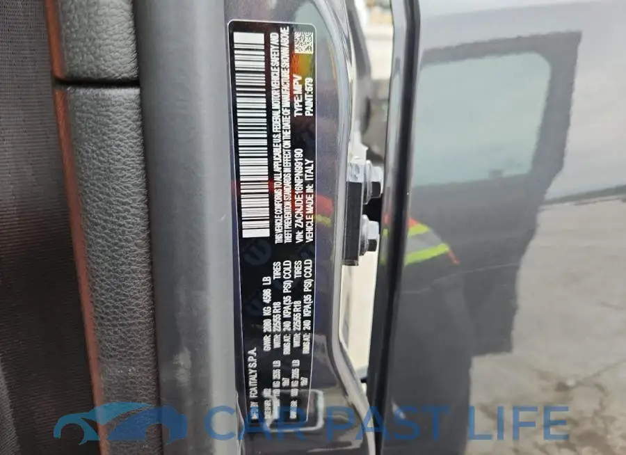 ZACNJDE16NPN99190# 13