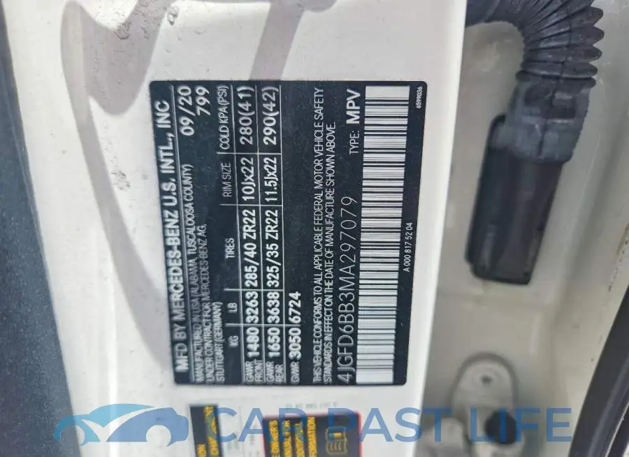 4JGFD6BB3MA297079# 14