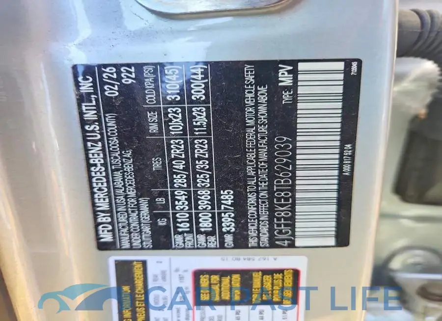 4JGFF8KE8TB629039# 13