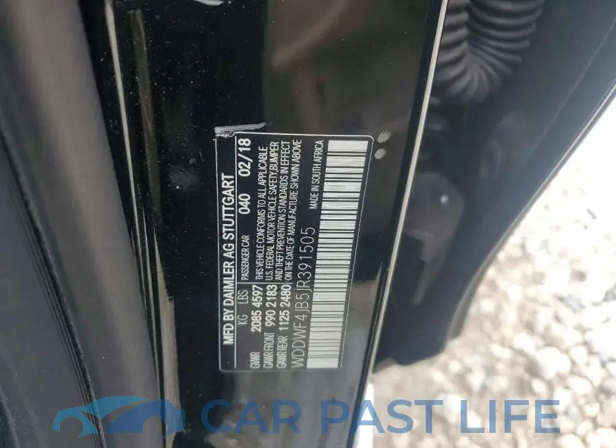 WDDWF4JB5JR391505# 12
