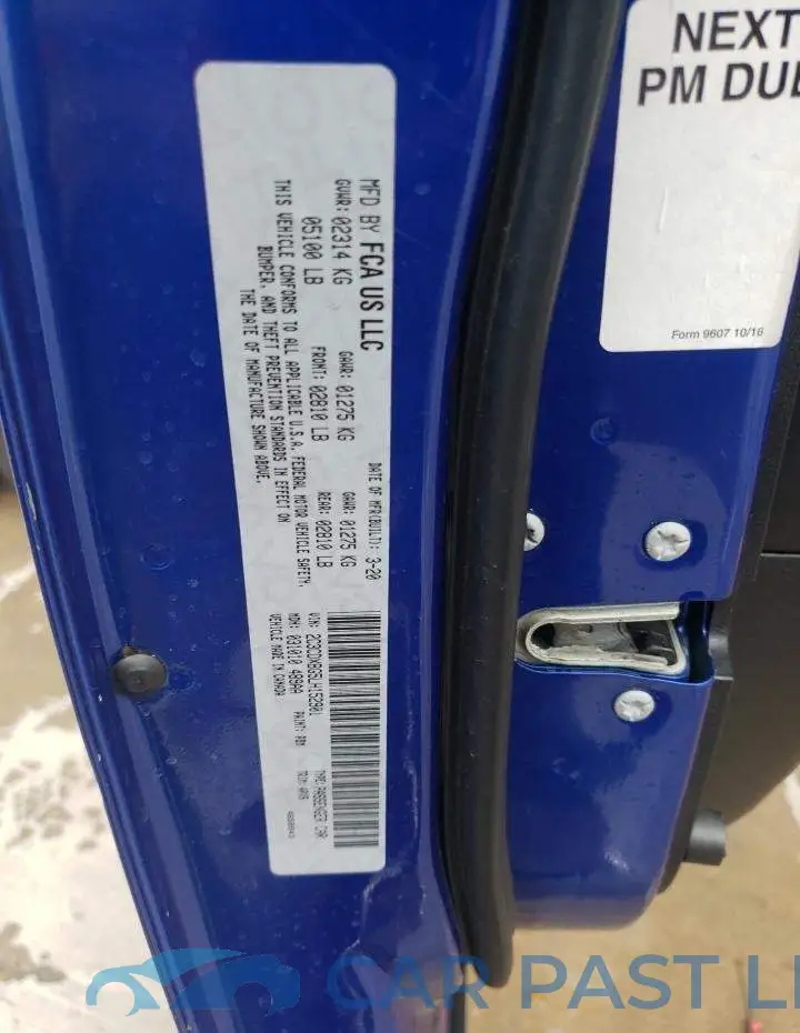 2C3CDXBG5LH152901# 12