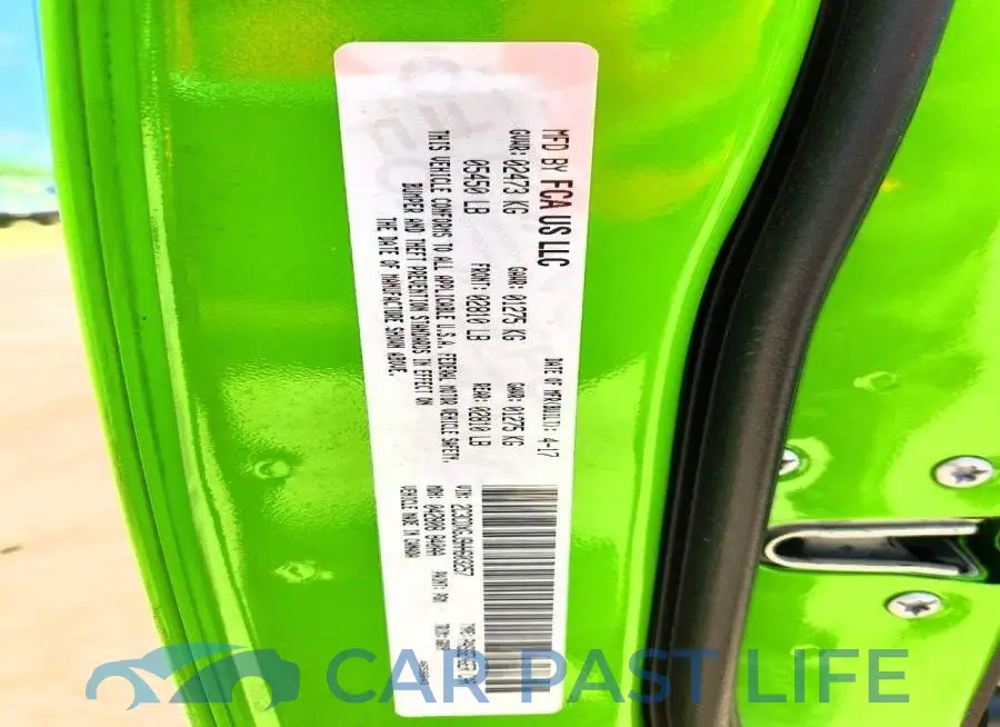 2C3CDXGJ9HH603257# 12