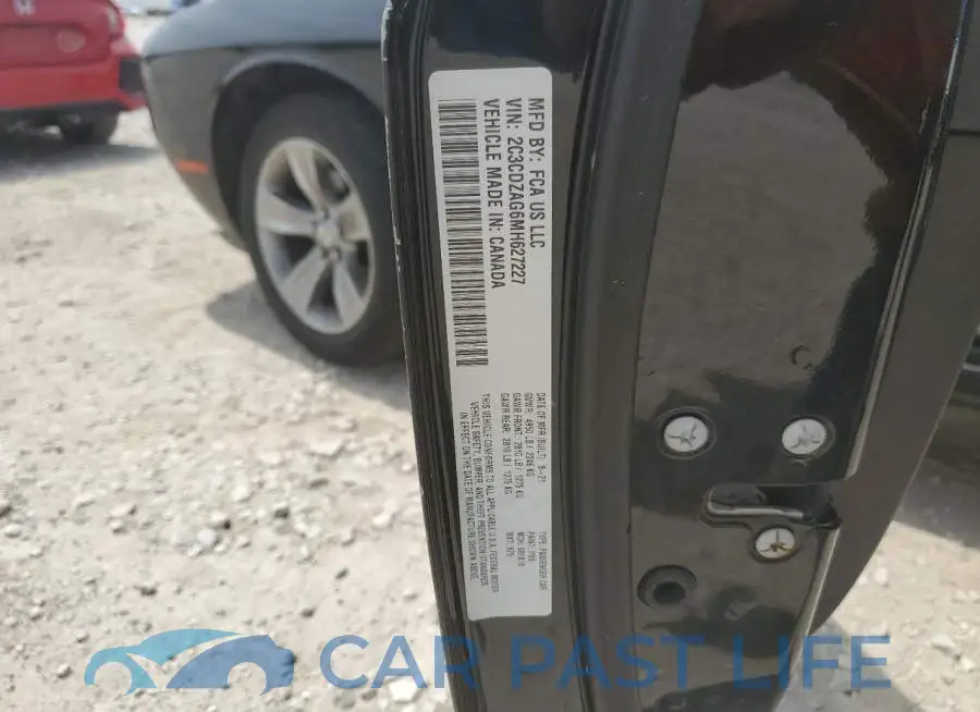 2C3CDZAG6MH627227# 12