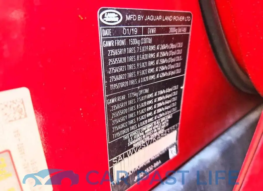 SALWV2SV7KA843151# 14
