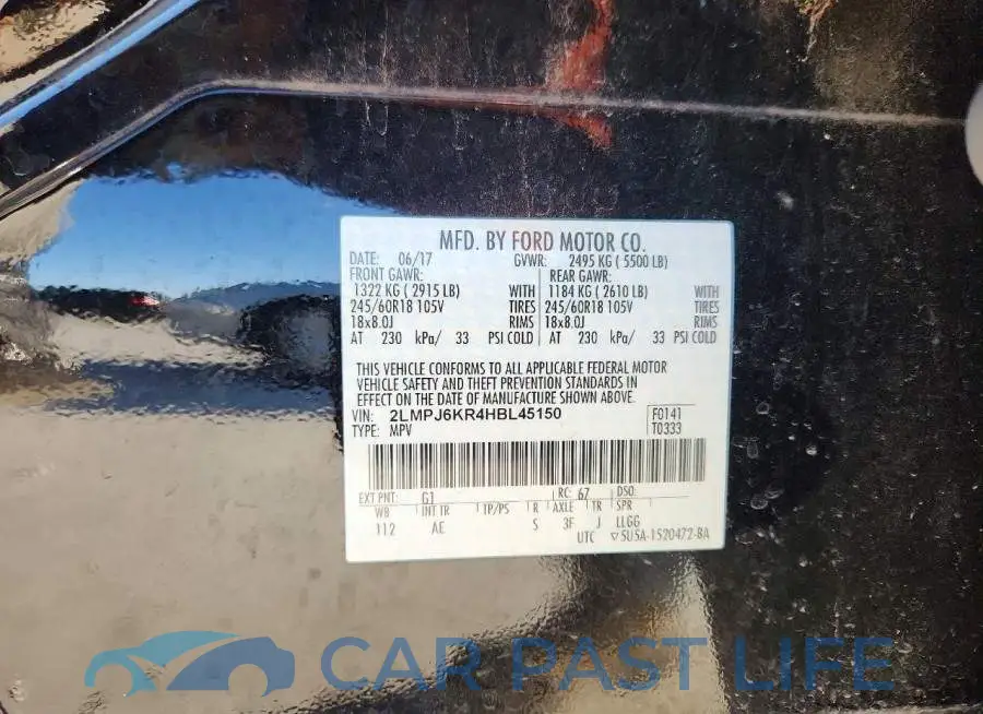2LMPJ6KR4HBL45150# 14