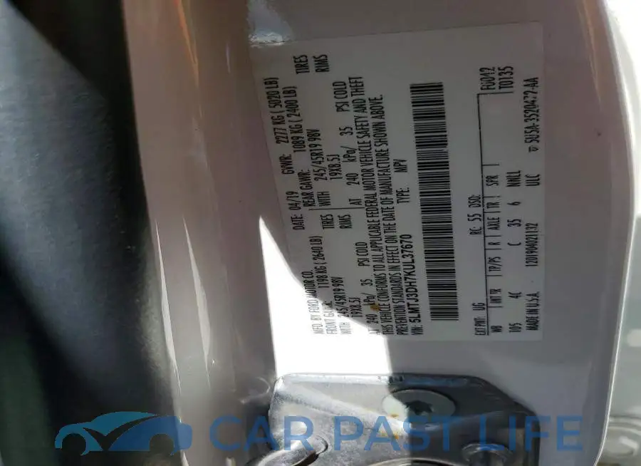 5LMTJ3DH7KUL37670# 12