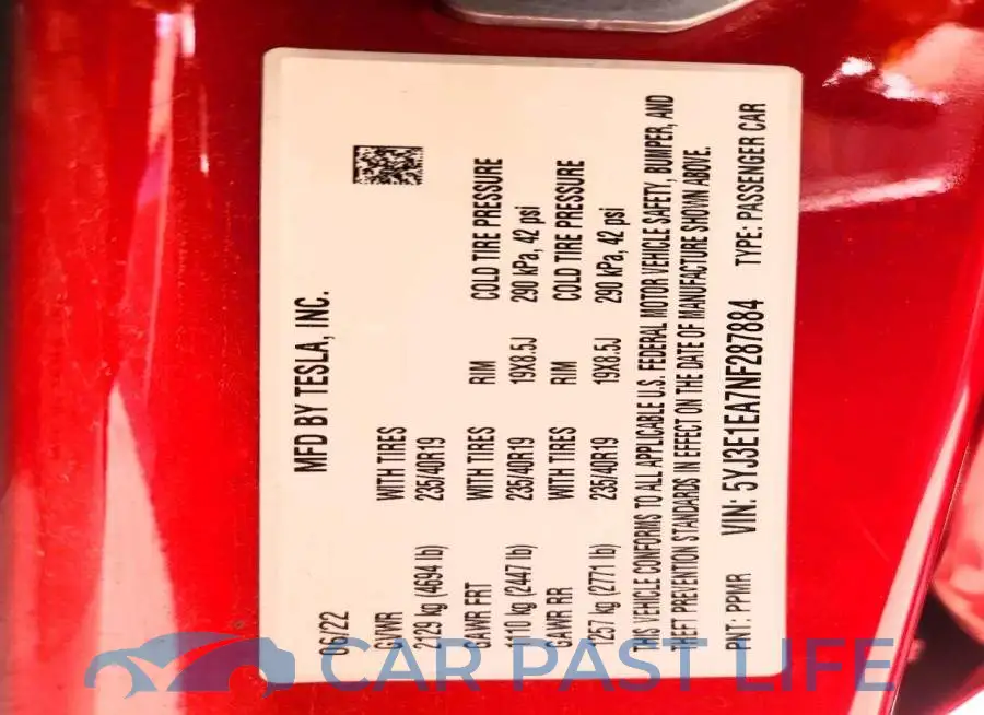 5YJ3E1EA7NF287884# 12
