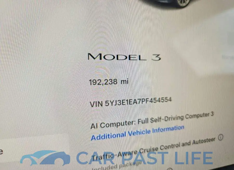 5YJ3E1EA7PF454554# 9