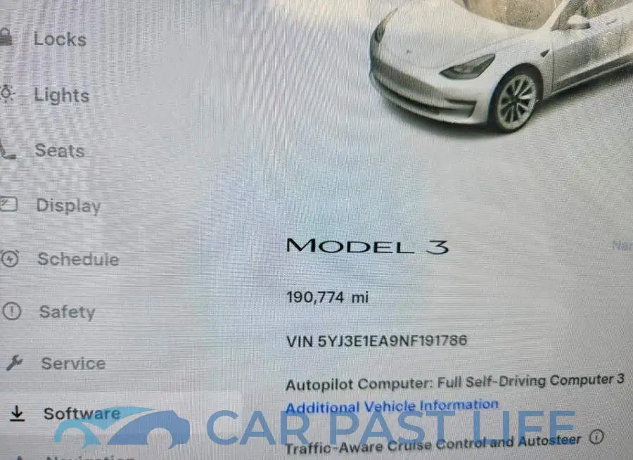 5YJ3E1EA9NF191786# 9