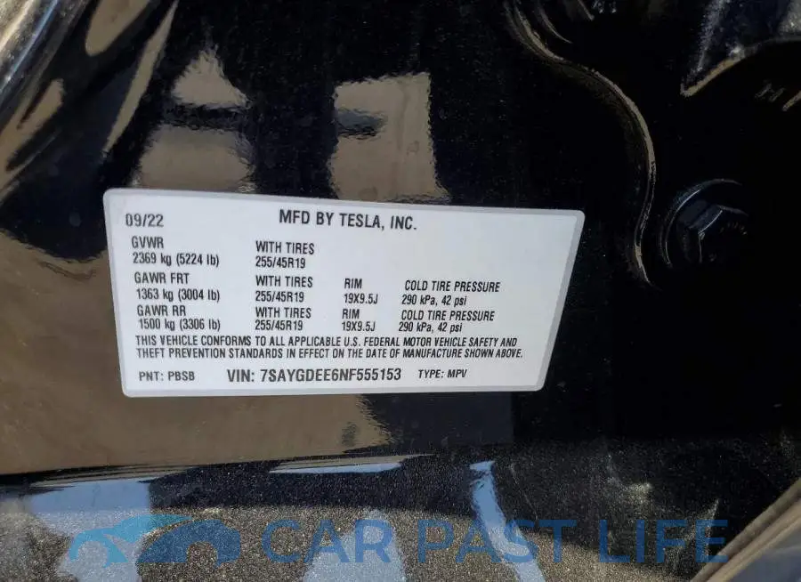 7SAYGDEE6NF555153# 14