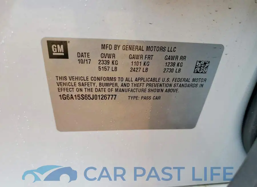 1G6A15S65J0126777# 12