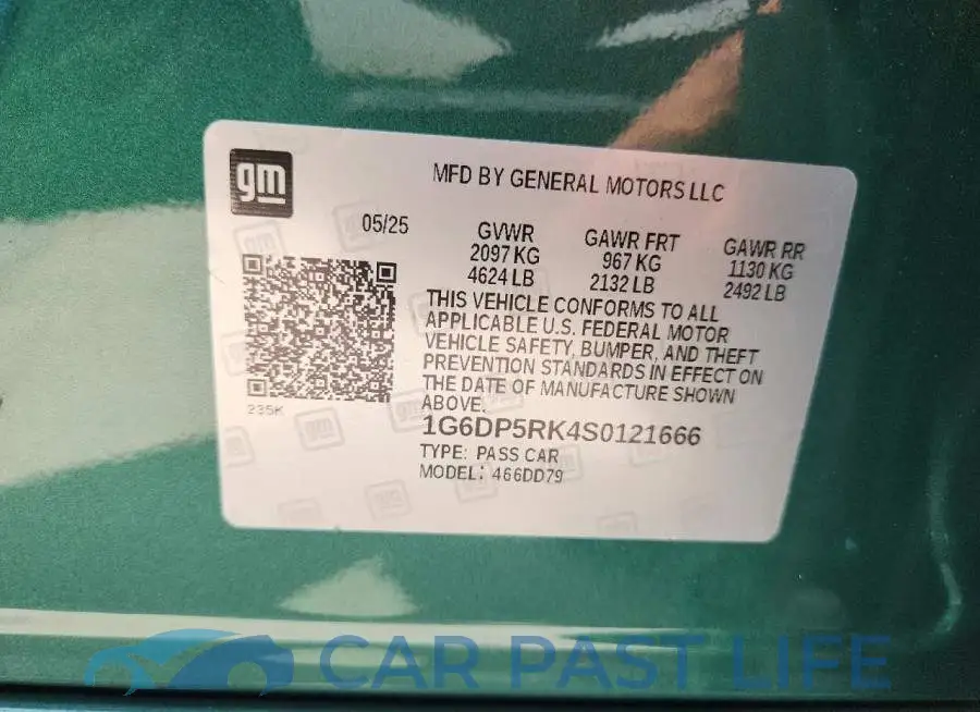 1G6DP5RK4S0121666# 12