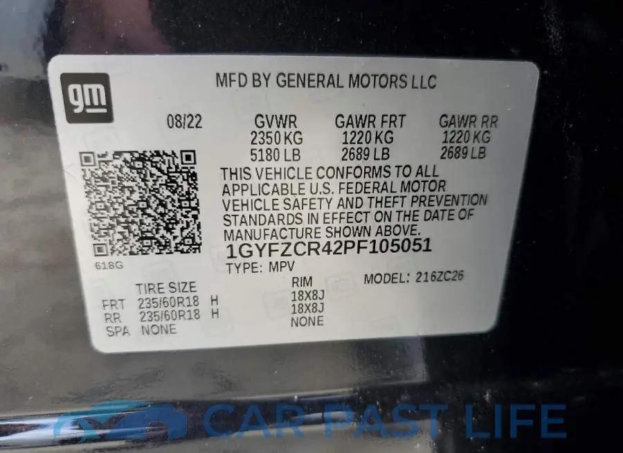 1GYFZCR42PF105051# 12