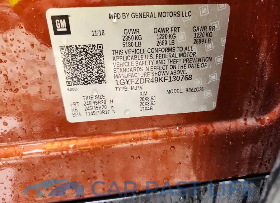 1GYFZDR49KF130768# 12