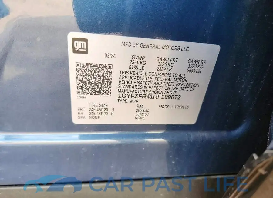1GYFZFR41RF199072# 12