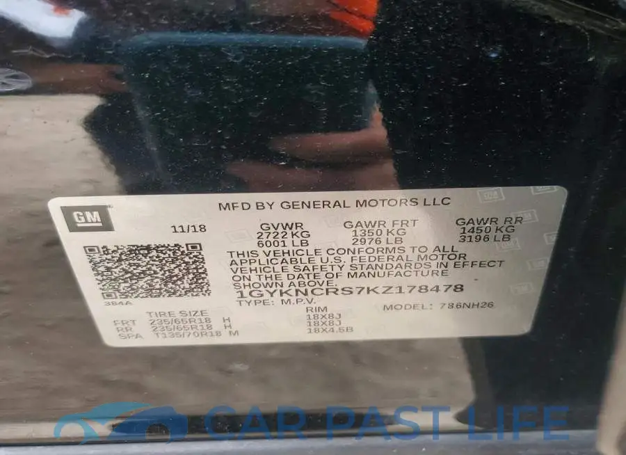 1GYKNCRS7KZ178478# 14