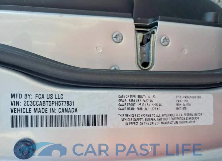 2C3CCABT5PH577831# 12