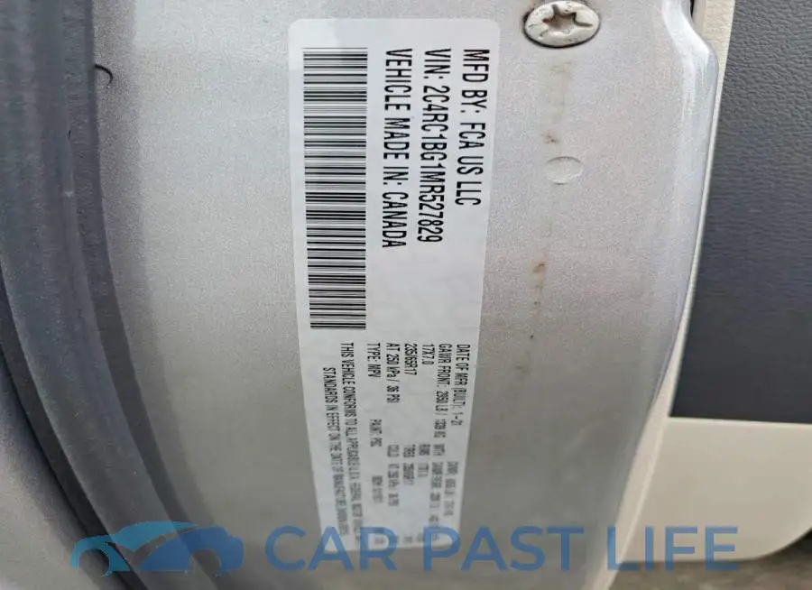 2C4RC1BG1MR527829# 13