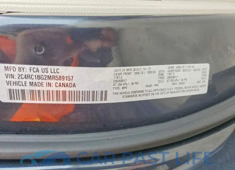 2C4RC1BG2MR589157# 14
