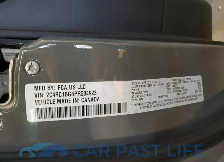 2C4RC1BG4PR504923# 13