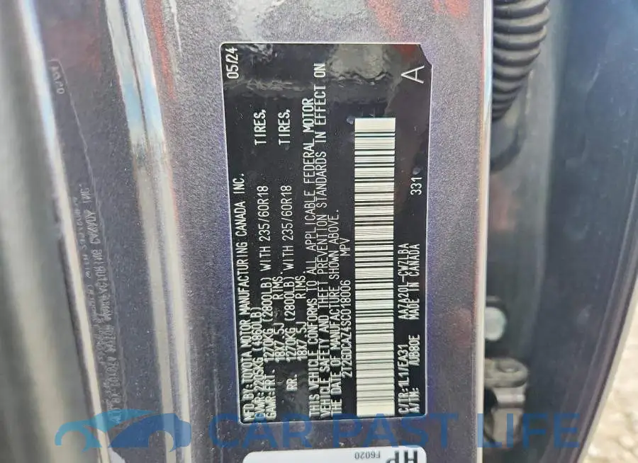 2T2GDCAZ4SC018006# 13