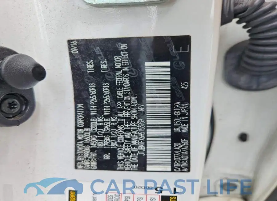 JTJBM7FX6H5153939# 13