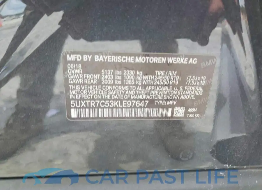 5UXTR7C53KLE97647# 14