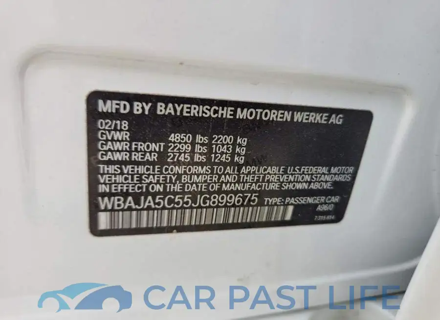 WBAJA5C55JG899675# 12