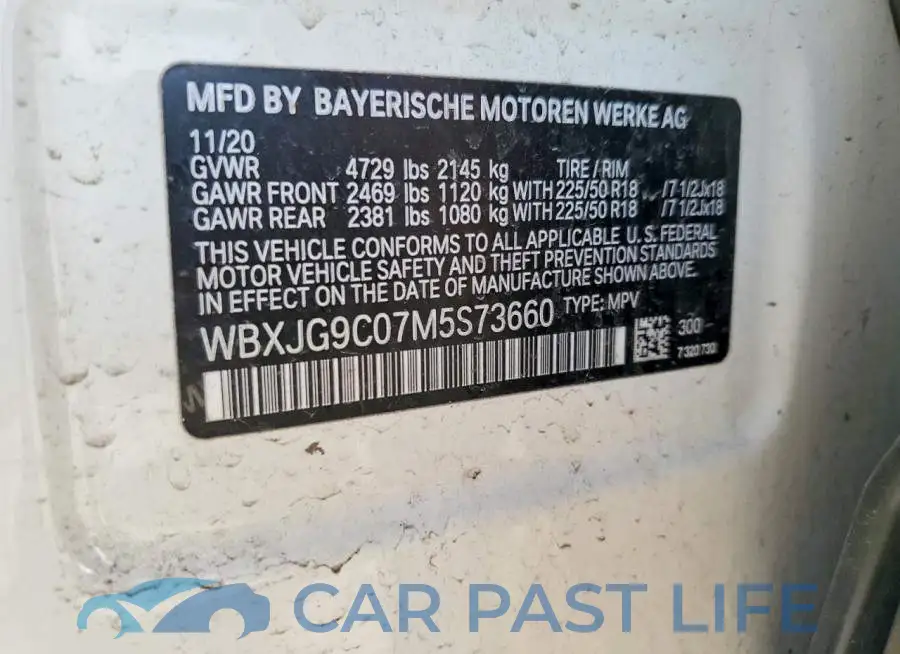 WBXJG9C07M5S73660# 13