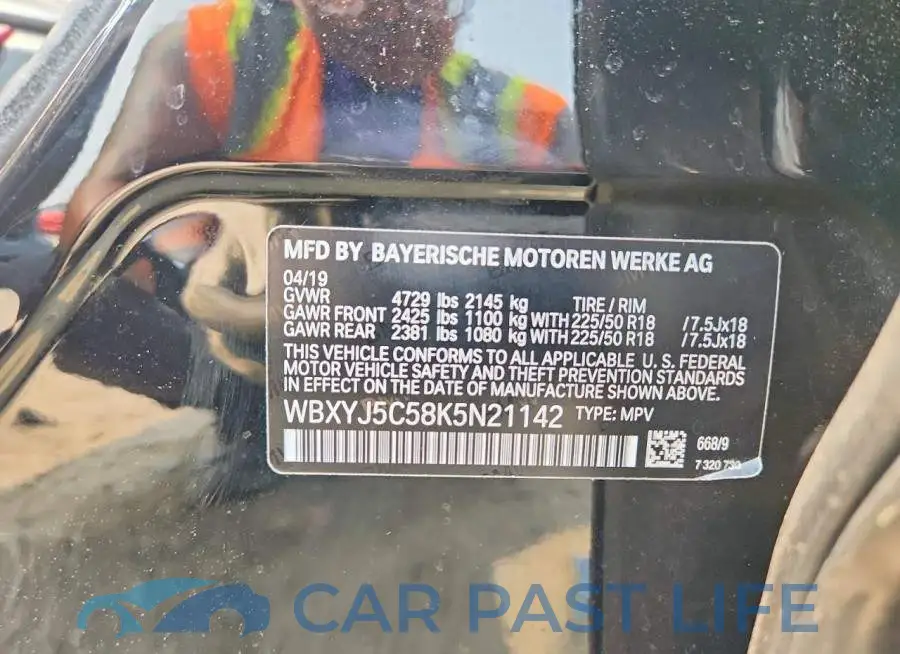 WBXYJ5C58K5N21142# 13