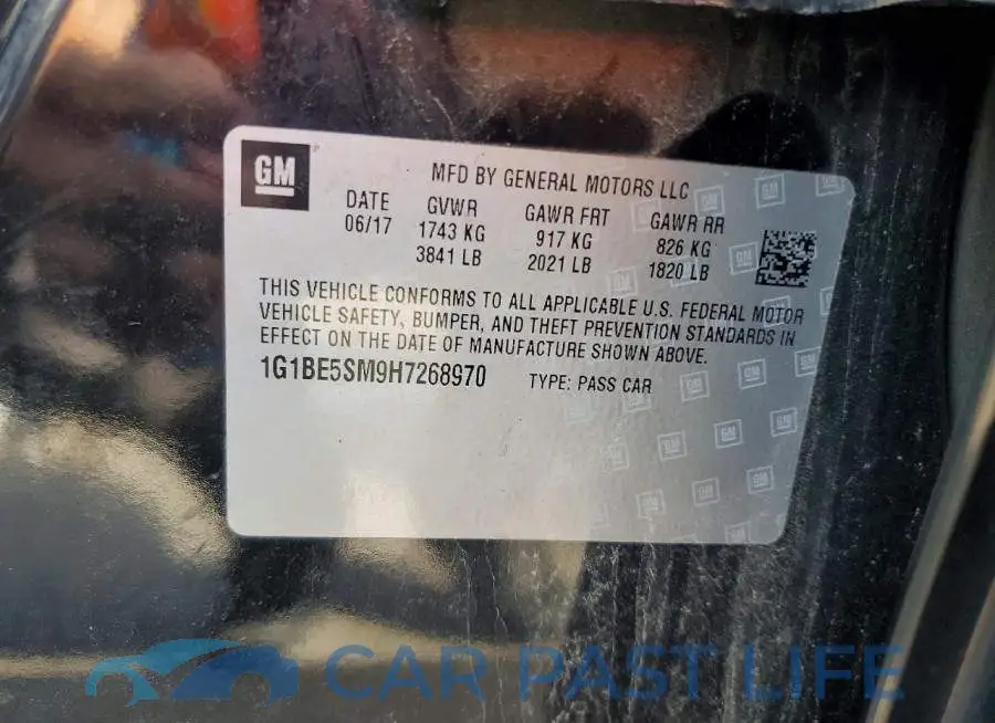 1G1BE5SM9H7268970# 12