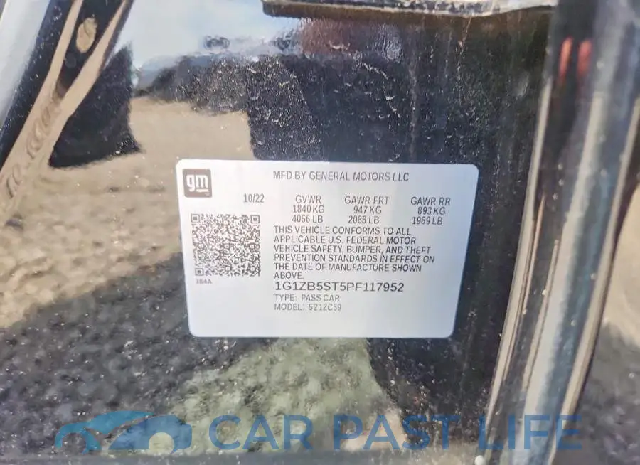 1G1ZB5ST5PF117952# 12