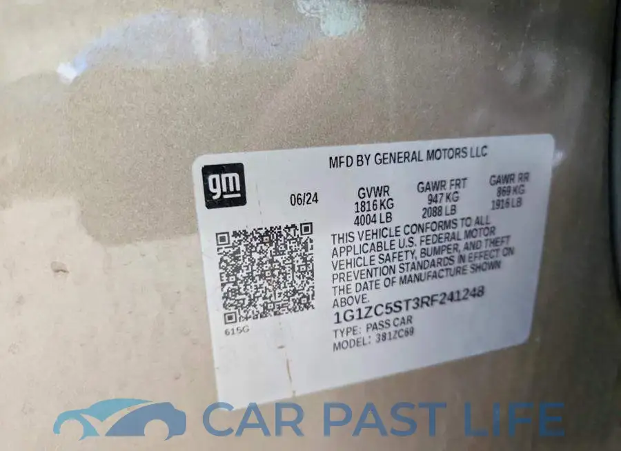 1G1ZC5ST3RF241248# 12
