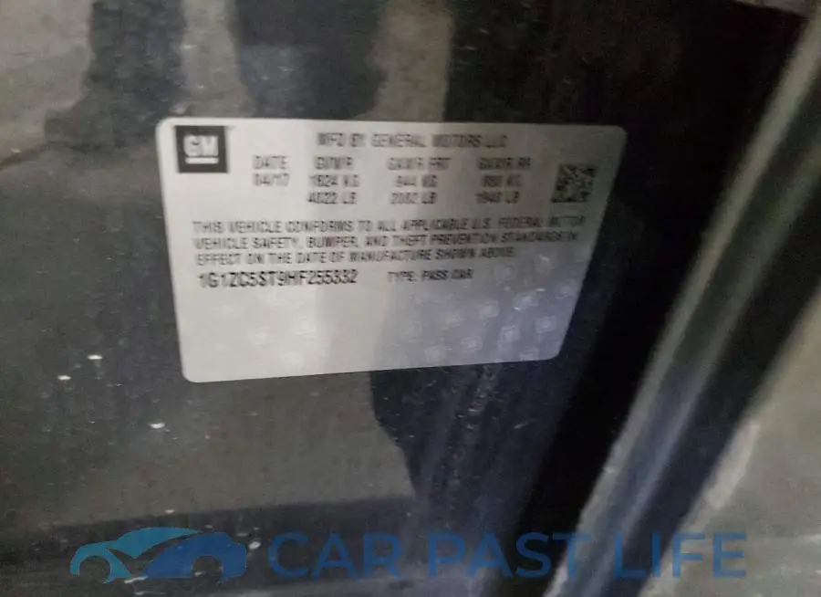 1G1ZC5ST9HF255332# 12