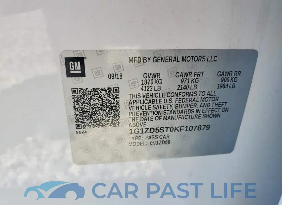 1G1ZD5ST0KF107879# 12