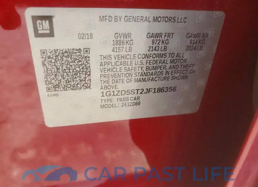1G1ZD5ST2JF186356# 12