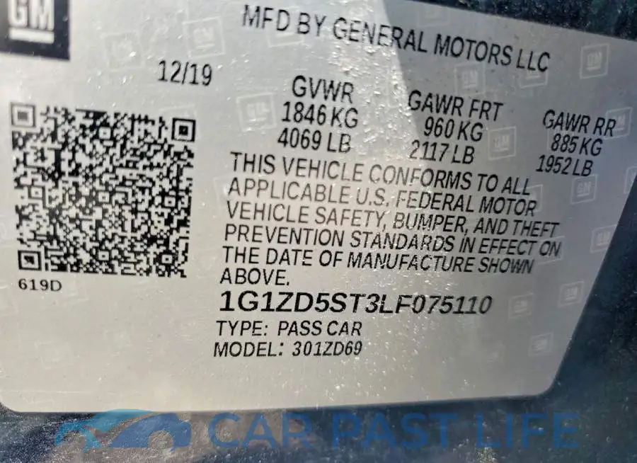 1G1ZD5ST3LF075110# 12