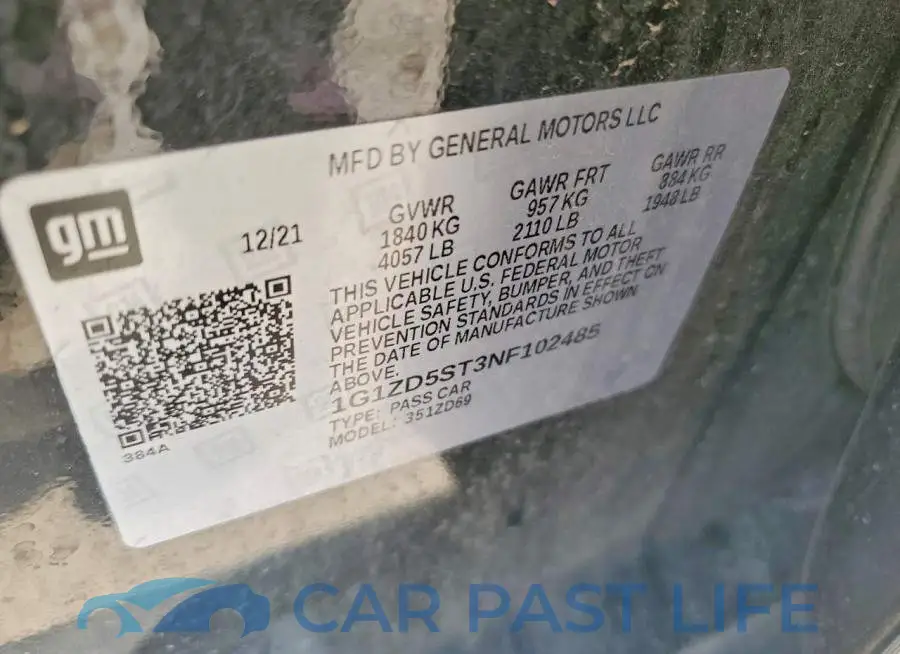 1G1ZD5ST3NF102485# 12