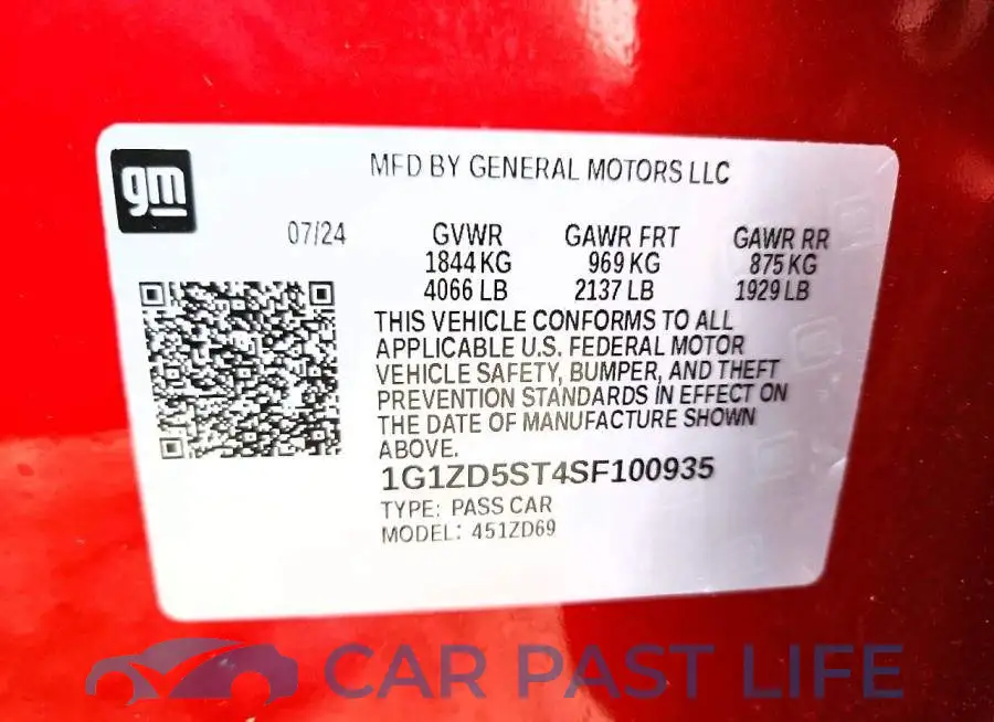 1G1ZD5ST4SF100935# 12