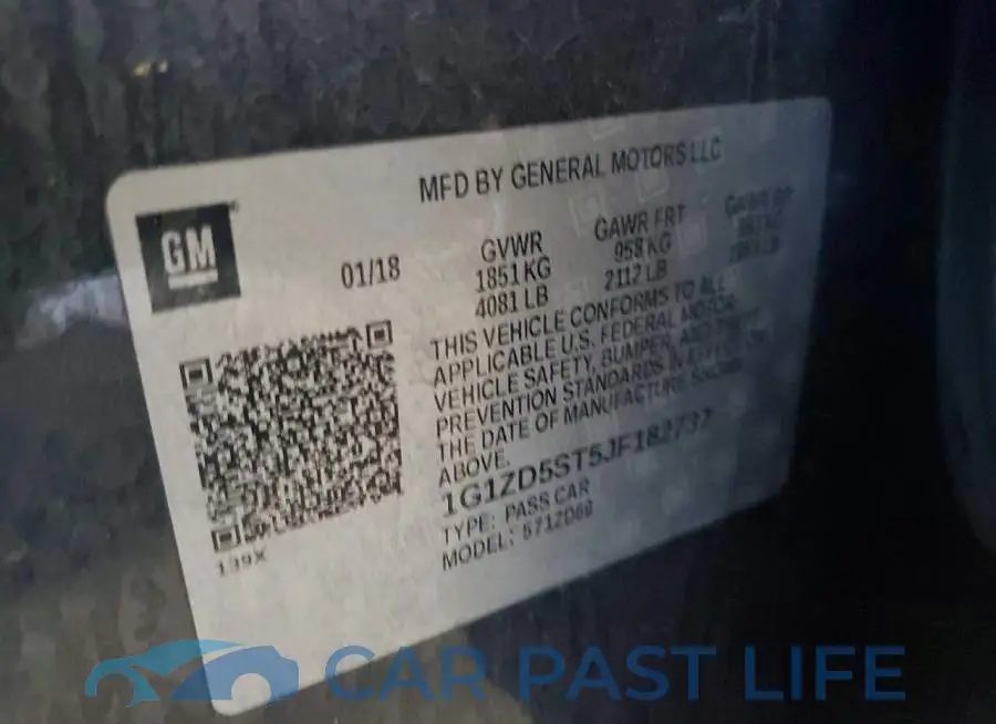 1G1ZD5ST5JF182737# 13