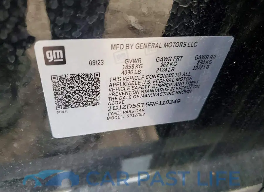 1G1ZD5ST5RF110349# 12