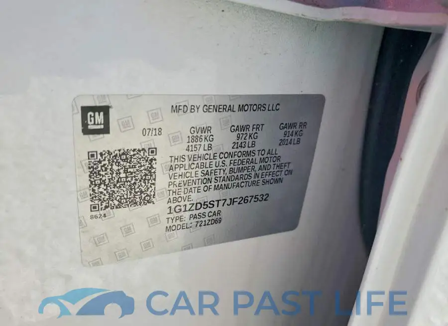 1G1ZD5ST7JF267532# 12
