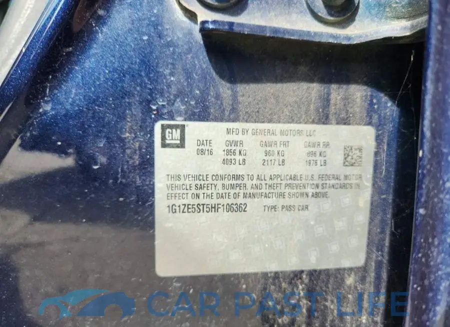 1G1ZE5ST5HF106362# 12
