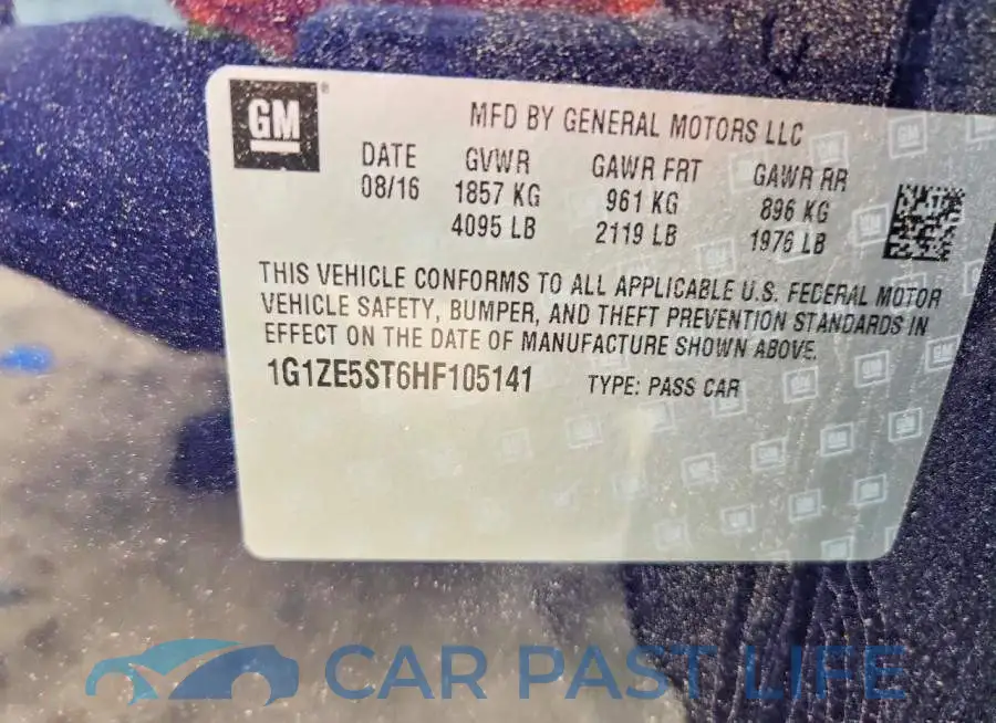 1G1ZE5ST6HF105141# 12