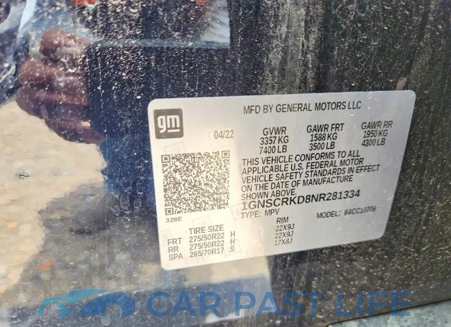 1GNSCRKD8NR281334# 13