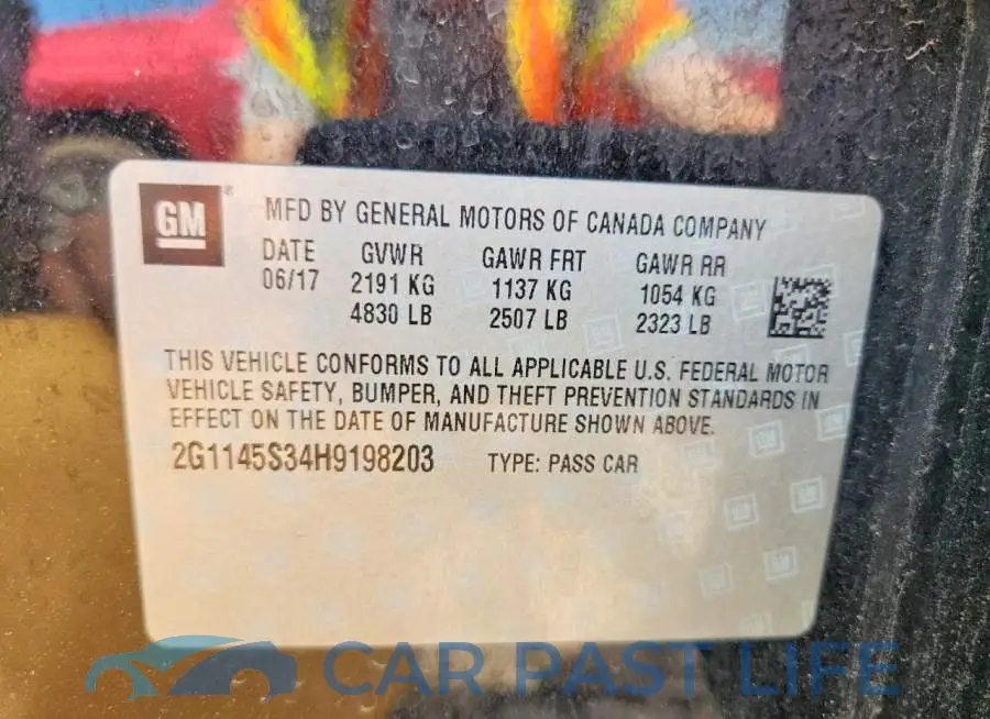2G1145S34H9198203# 12