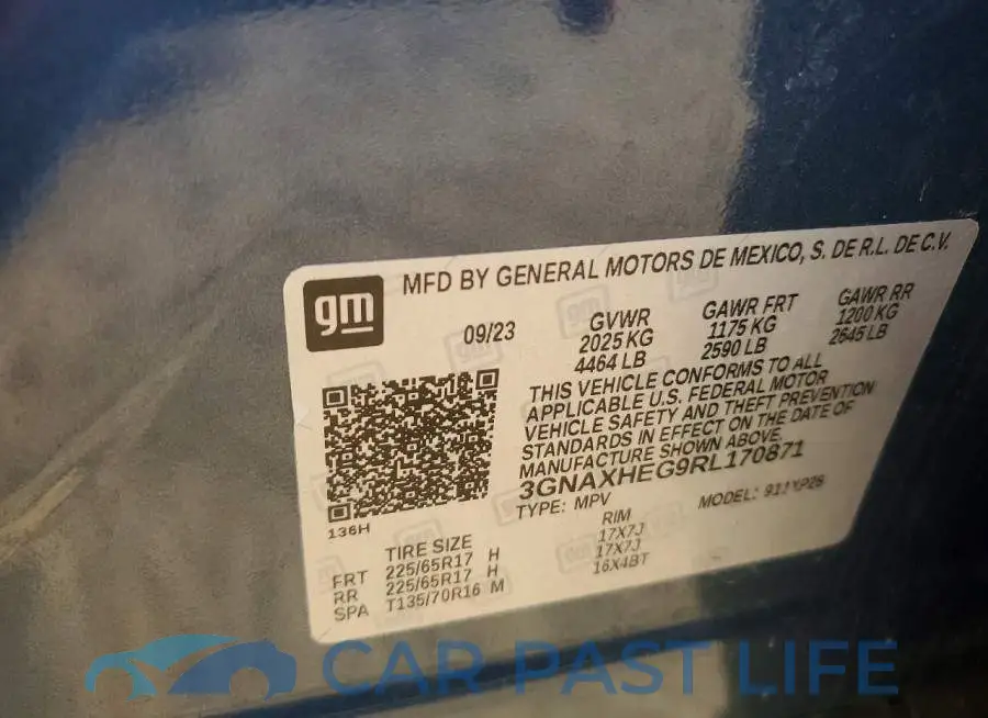 3GNAXHEG9RL170871# 13