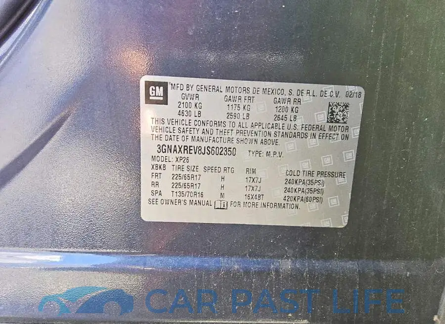 3GNAXREV8JS602350# 13